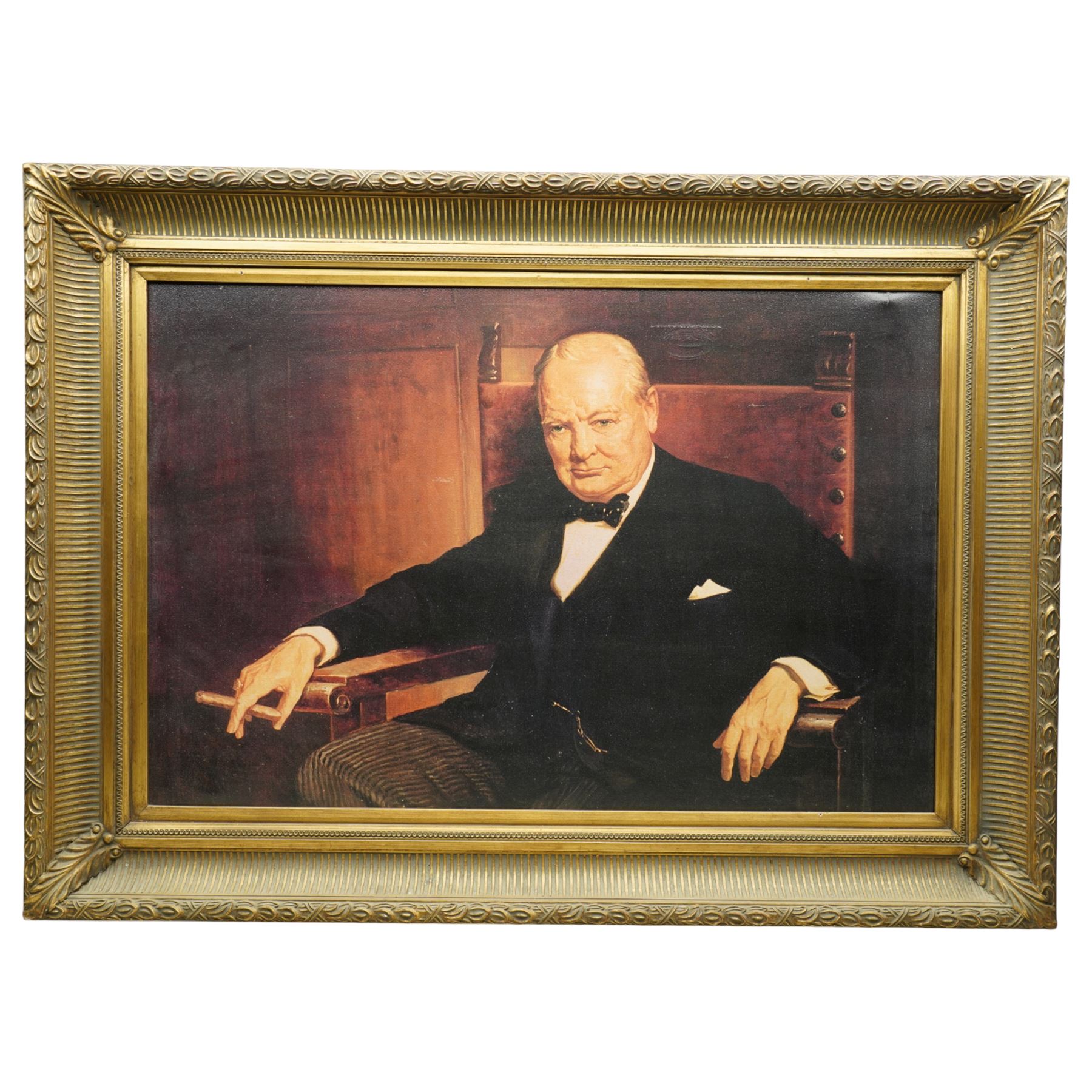 After Professor Arthur Pan (Hungarian 1894–1983): Portrait of Winston ...