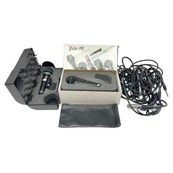 Vintage pair Akai ADM-8 Dynamic micropho