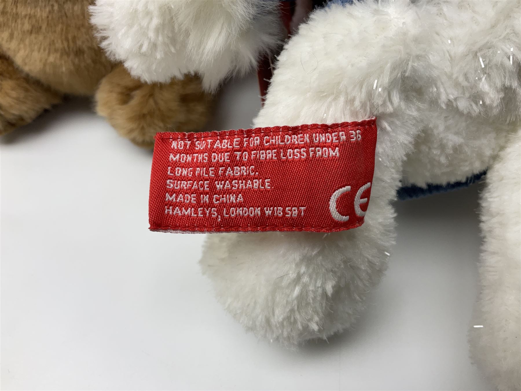 Eighteen Russ teddy bears including Ariella, Chloe, Spencer and Desmond,  mostly with tags, together with six other soft toys, tallest H42cm (24)
