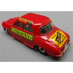  Dinky Renault Dauphine Minicab No.268, red with advertising decals, boxed  
