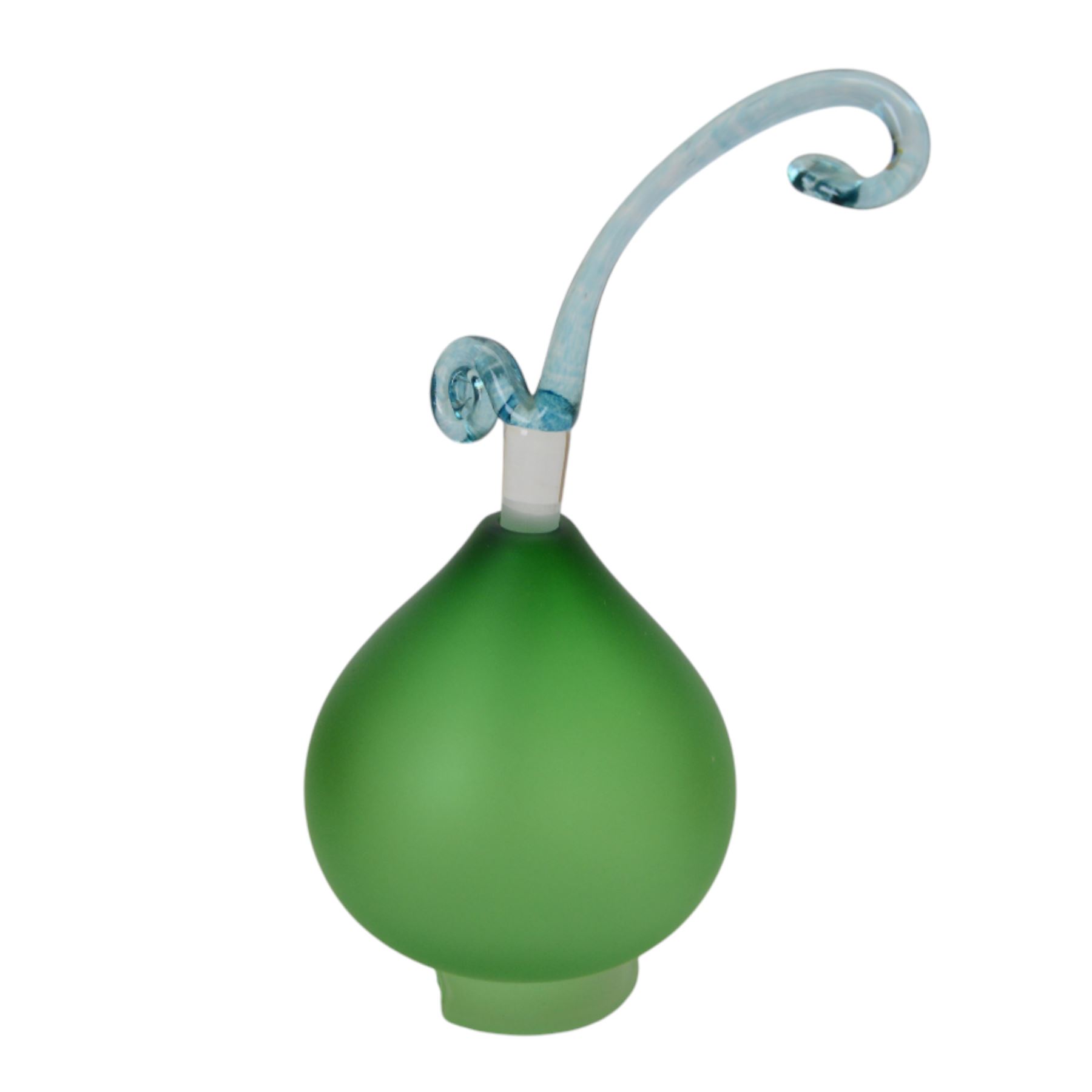 Bob Crooks (1956-) for First Glass, three glass scent bottles and stoppers, largest H24cm