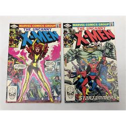 The Uncanny X-Men Marvel comics (1978-1982), including No. 112, British price variant newsstand edition, and Nos 136, 140, 150, 151, 156, 157, 160, 161 and 162, mixed cents and pence prices (10)