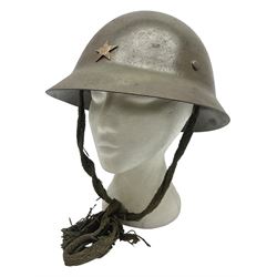 WW2 Japanese Army type 92 steel helmet w