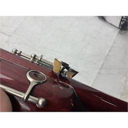 Lafleur bassoon imported by Boosey & Hawkes from Czechoslovakia, serial no.8 2600; in fitted hard carrying case with crooks and accessories