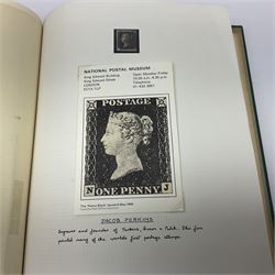 Great British Queen Victoria and later stamps, including perf penny reds, half penny 'bantam', King George V half crown seahorse, Queen Elizabeth II pre-decimal issues etc, housed in a green 'Windsor Album'