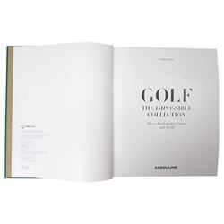 Peper, George - 'Golf: The Impossible Collection'  The 100 most Legendary Courses in the World,  Assouline Publishing,  2017 in luxury slip case with white gloss finish