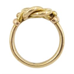 Early 20th century 9ct gold knot ring, London 1926