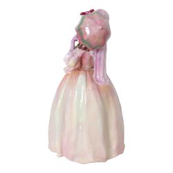 Four Royal Doulton figures, comprising Suzette HN1487, Veronica HN1517, June HN1691 and Janet HN1916