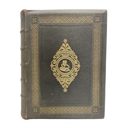 19th century The Illustrated Family Bible with Explanatory Critical & Devotional Commentary, published by  A Fullarton & Co, leather-bound with gilt decoration to cover, with the family register filled in for the Duggleby & Dunn family of Beverley