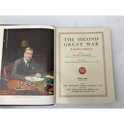 The Great War  by H W Wlison. 13 volumes. 1914-19;The Second Great War by Hammerton. 9 volumes; and The Second World War by Winston Churchill. 6 volumes.
