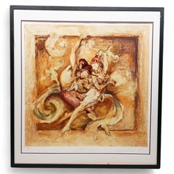 Joy Kirton-Smith (British contemporary): 'Duet' and 'Dreams', pair limited edition colour prints signed titled and numbered 60/275 and 78/275 in pencil max 68cm x 68cm (2)