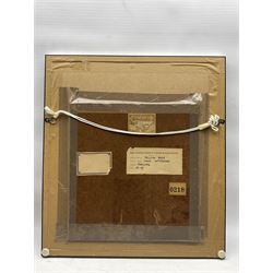 Noni McCrone (Scottish fl.1960-1980): 'Yellow Rose', watercolour signed with monogram, titled on RSW label verso, 29cm x 25cm 