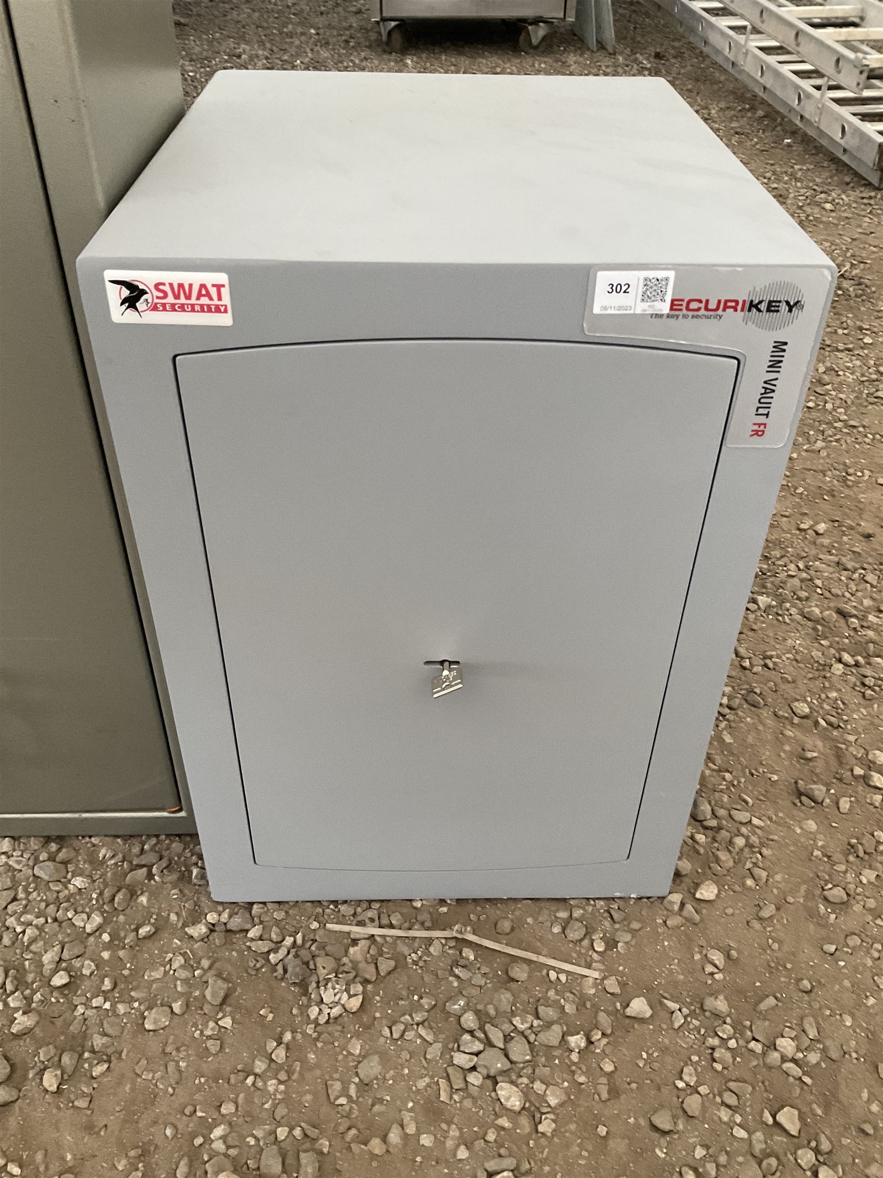 Swat security mini vault safe together  with small gun cabinet  - THIS LOT IS TO BE COLLECTED BY APPOINTMENT FROM DUGGLEBY STORAGE, GREAT HILL, EASTFIELD, SCARBOROUGH, YO11 3TX