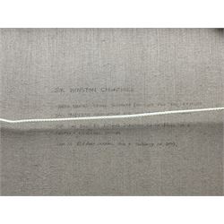 Brian Mays (British 1938-2005): 'Sir Winston Churchill' - Study of a Three Masted Topsail Schooner, oil on canvas signed, titled verso 49.5cm x 75cm 
Provenance: direct from the family of the artist.