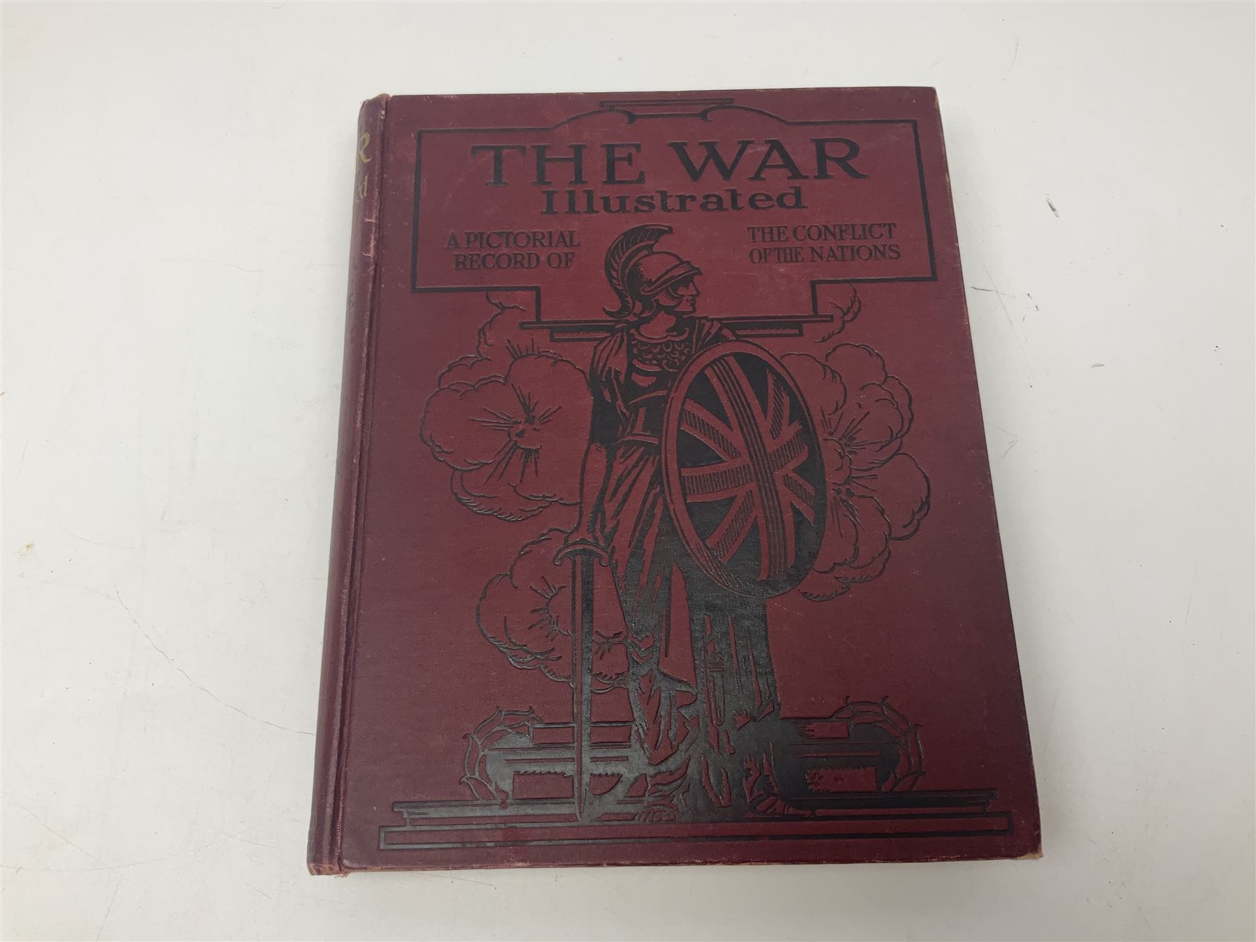 Wilson H.W. (Ed.): The Great War. The Standard History of the All-Europe Conflict. 1914-1919 Amalgamated Press. Uniformly bound in maroon/black cloth; and The War Illustrated. Seven bound volumes (Ex.8) 1914-1919. (20)