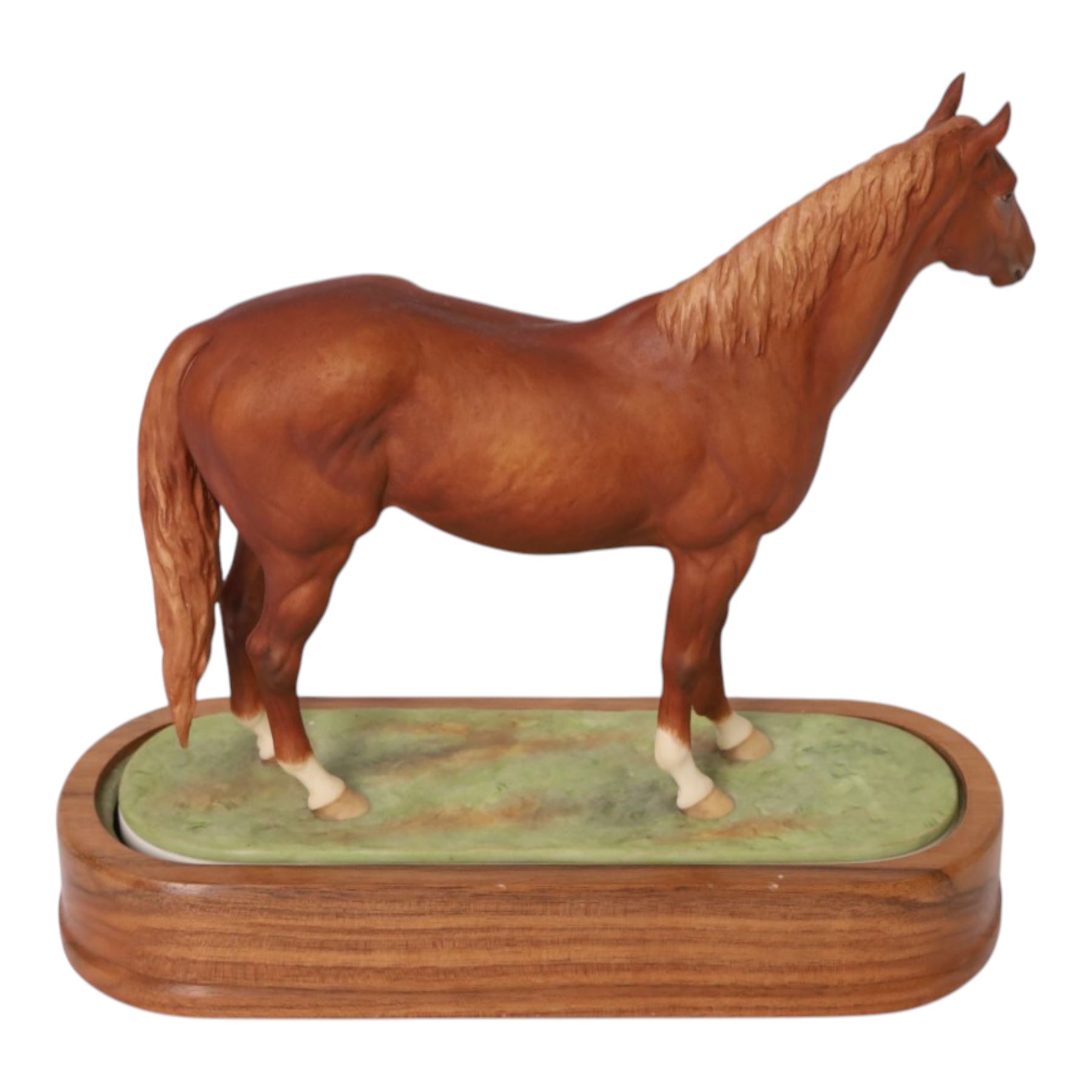 Royal Worcester equestrian figure, Hyperion modelled by Dorris Linder, H26cm