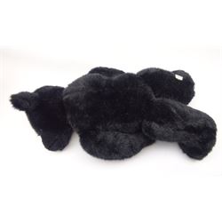 Steiff Replica 1903 Classic teddy bear, the golden mohair body with press squeaker and card tag No.000201 H21