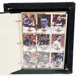 Two Futera Platinum Manchester United collections 'The Treble' 1999 and 'The Greatest'