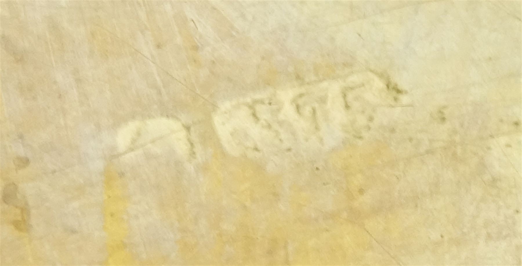 Early 20th century 9ct gold cigarette by Charles S Green & Co Ltd, Birmingham, with engraved initials to front case and personalised engraving to interior 

