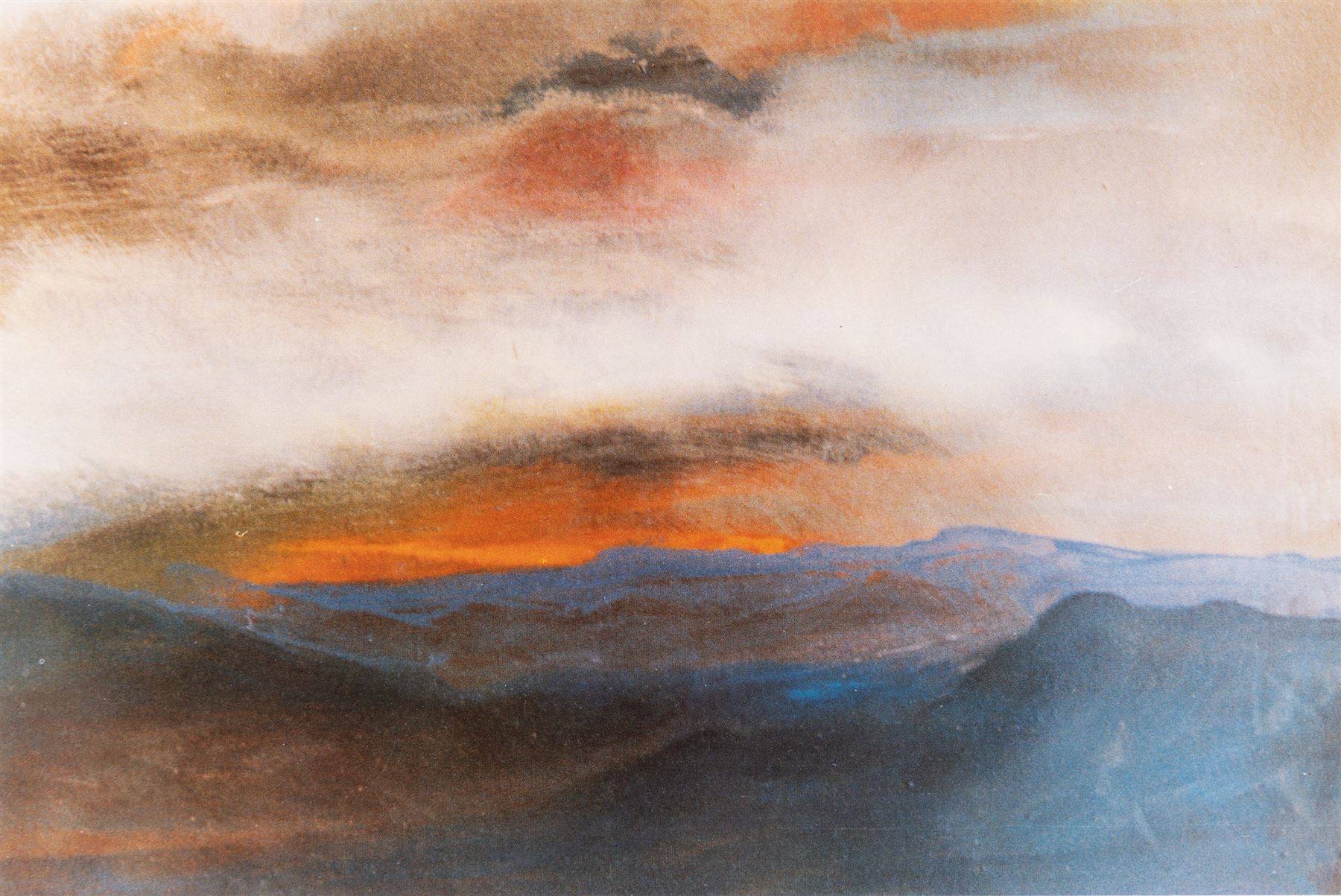 Ebenezer John Woods (Jack) Prior (British 1914-1988): 'The Estuary Near Arnside' and 'Flowerdale Bay -Gairloch Wester Ross', two watercolours signed, titled verso 18.5cm x 27.5cm; together with a signed print (3)