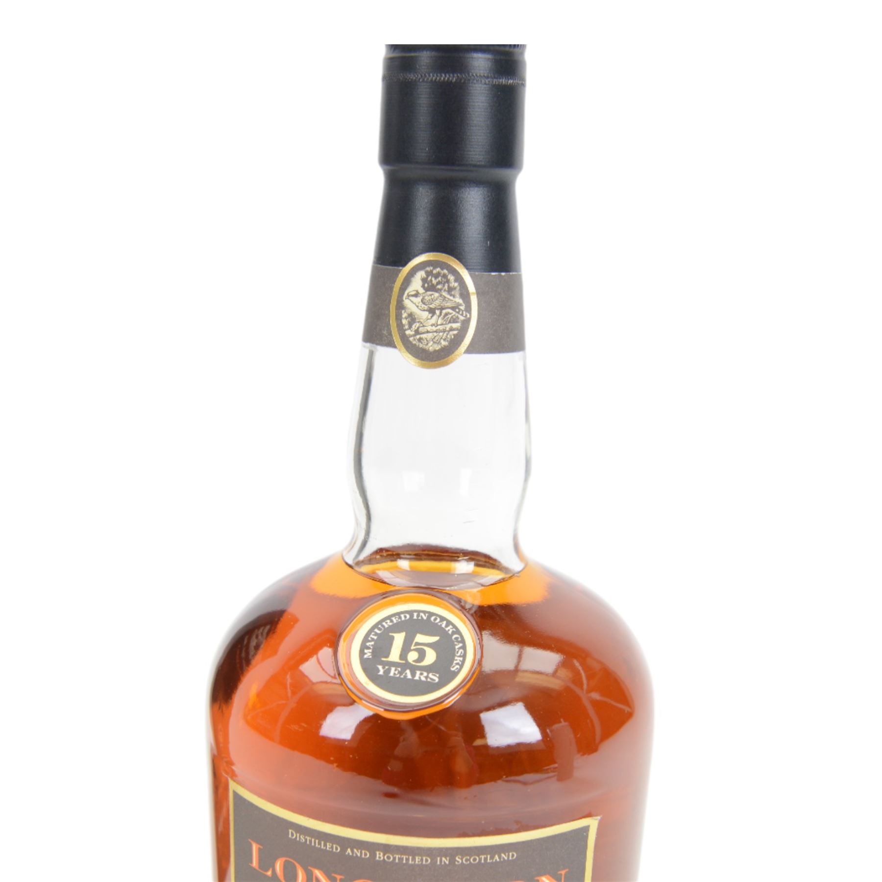 Longmorn, 15 year old, single Highland malt whisky 1 liter, 45% vol and Balvenie Doublewood 12 year old malt Scotch whisky, 70cl 40% vol, both in boxes 