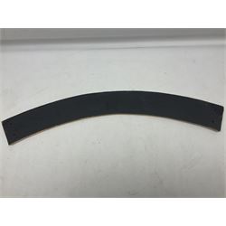 Cast iron Flying Scotsman arched railway type sign, L70cm