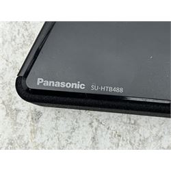 Panasonic wireless soundbar and cinema system; SU-HTB488 soundbar and SB-HWA488 active wireless subwoofer