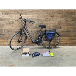 Kalkhoff Jubilee i7 electric bike and 11Ah battery, with charger lock and manual