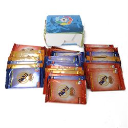 Thirty-six unopened packs of first edition Liga BBVA Cima De La Liga Top of the League Spa...