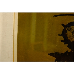  Tadek Beutlich (Polish/British 1922-2011): 'Two Fighting Insects', woodcut signed, titled and numbered 4/24 in pencil 56cm x 81cm  
