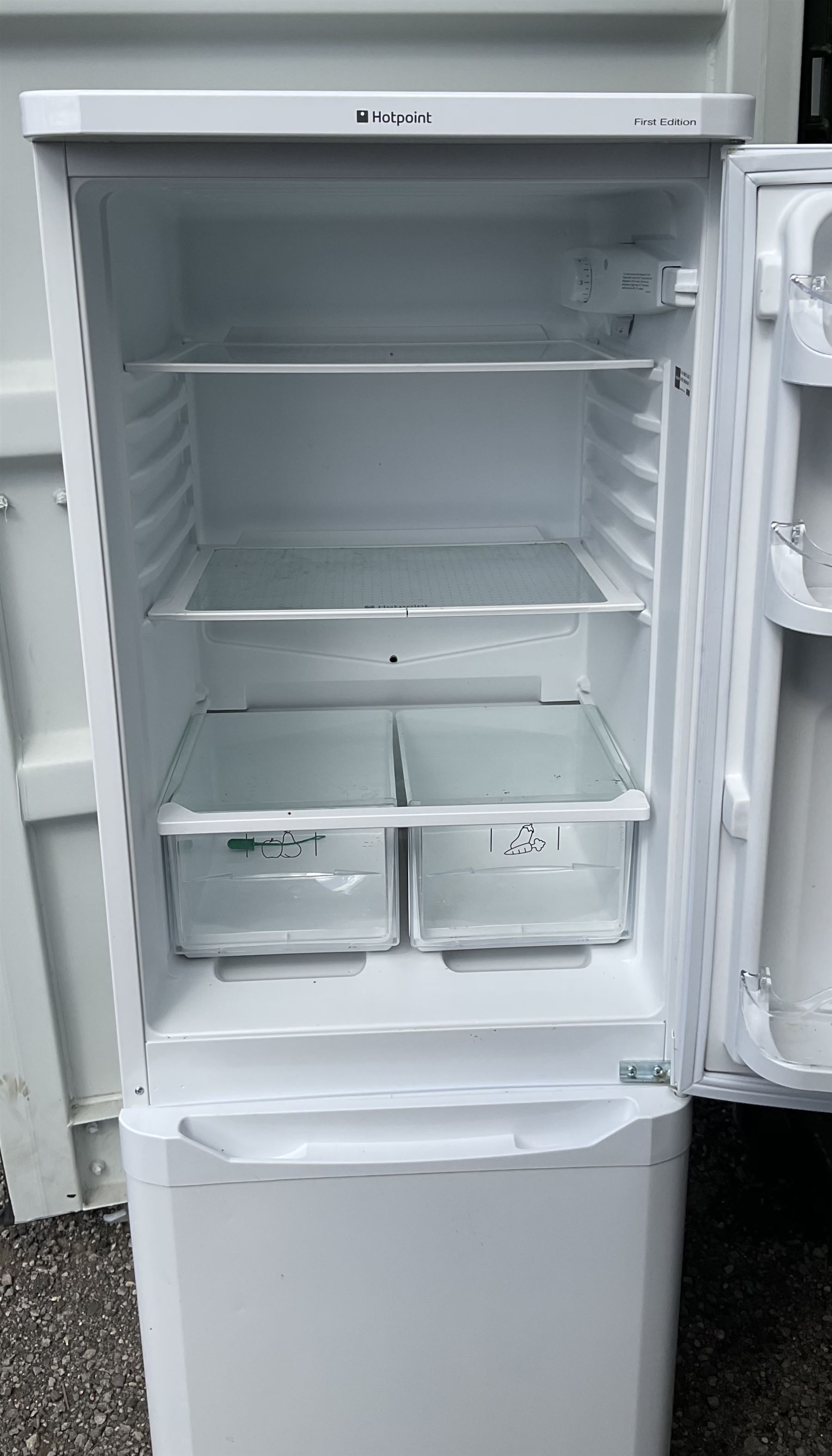 “First Edition”, Hotpoint fridge freezer  - THIS LOT IS TO BE COLLECTED BY APPOINTMENT FROM DUGGLEBY STORAGE, GREAT HILL, EASTFIELD, SCARBOROUGH, YO11 3TX
