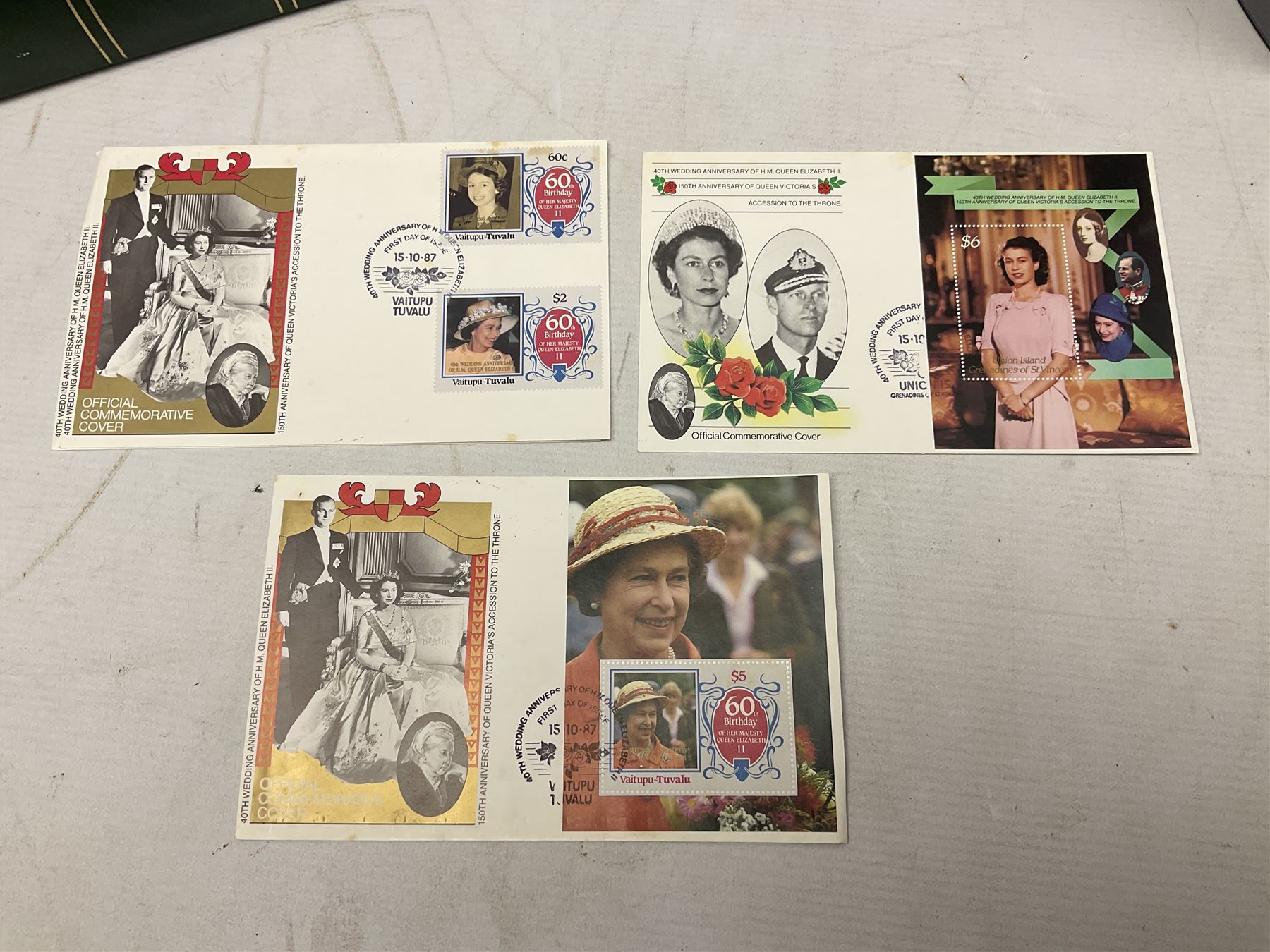 Stamps including Queen Victoria Queensland, modern Australia, King Edward VII Ceylon and Mauritius, South Africa, Gambia, Falkland Islands, Gold Coast, Ireland etc, housed in seven albums/folders and on loose album pages, in one box