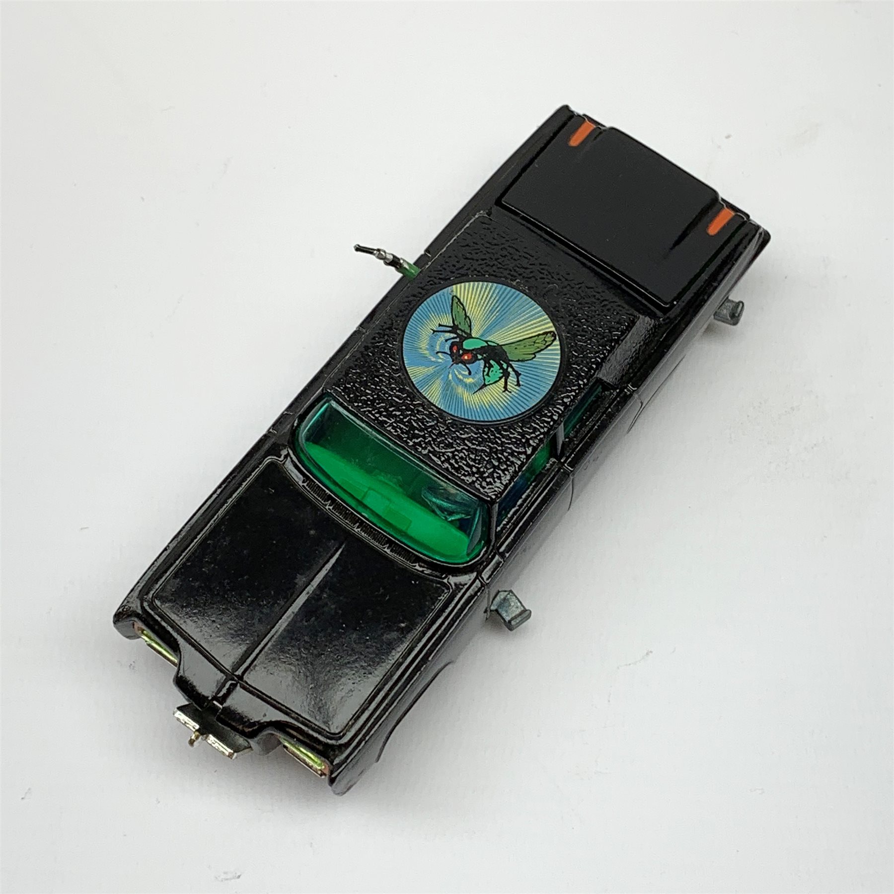 Corgi - Green Hornet Black Beauty Crime Fighting Car No.268, boxed with inner pictorial stand, three spinners and three missiles