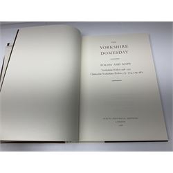 Domesday Books Yorkshire Edition, comprising three volumes; Introduction and Translation, Folios and Maps, and Domesday Book Studies, published by Alecto Historical Editions, London 1987