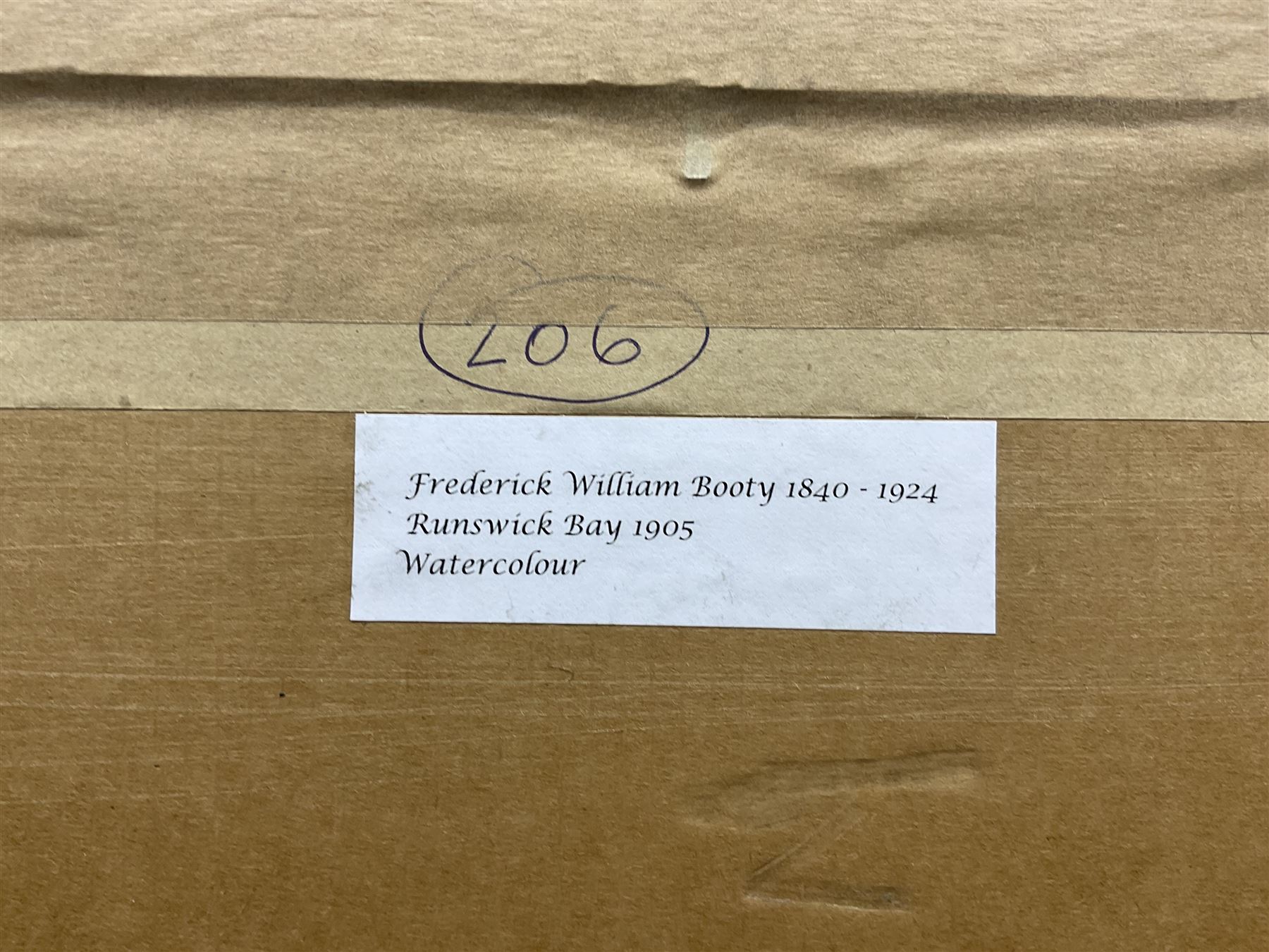 Frederick William Booty (British 1840-1924): Panoramic View over Runswick Bay, watercolour signed and dated 1905 (beneath the mount) 40cm x 71cm