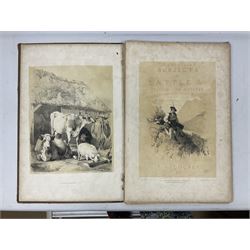 Thomas Sidney Cooper (British 1803-1902): 'Cooper's Designs for Cattle Pictures, Thirty Four Subjects of Cattle &co Designs for Pictures', London, published by T McLean, Ackermann & Co and C Tilt, 1837, with thirty two plates 