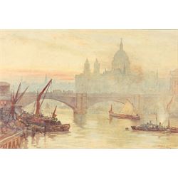 Herbert Menzies Marshall (British 1841-1913): St Paul's from the Surrey Side at Southwark,...