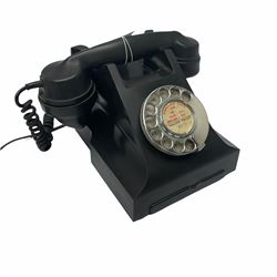 Vintage turn dial telephone