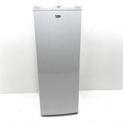  Beko FXF465W upright freezer, W54cm, H146cm, D59cm  
