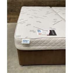 Hotel Contract Beds - SuperKing pair of 3’ divan zip together twin beds