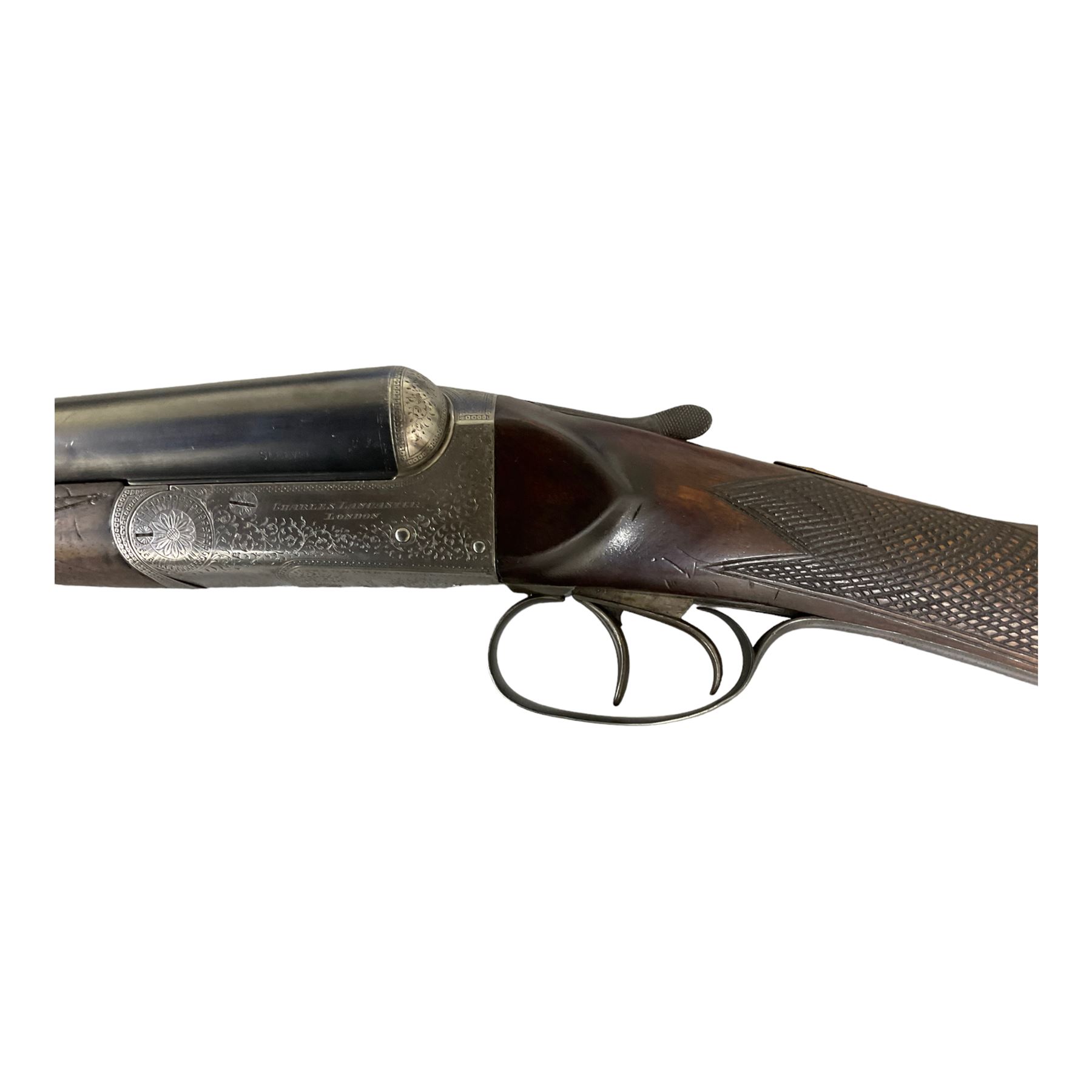 SHOTGUN CERTIFICATE REQUIRED - Charles Lancaster, 12 bore side by side shotgun, 66cm (26
