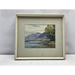 Robert Leslie Howey (British 1900-1981): 'Skiddaw' Lake District, watercolour signed and titled 16cm x 21cm