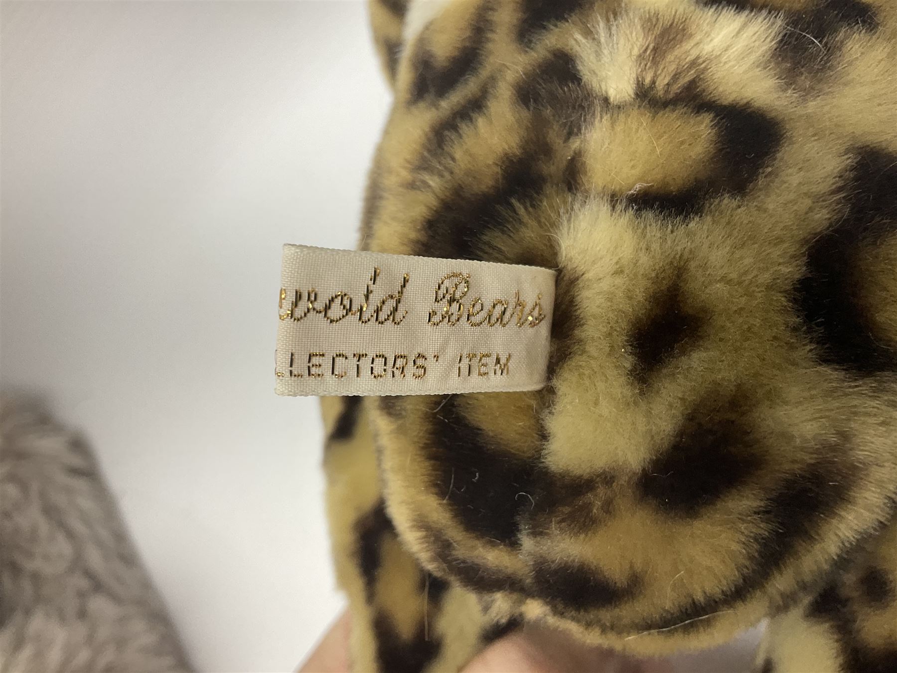 The Cotswold Bear Company - three limited edition teddy bears comprising ‘Lucas’ no. 1/1 H37cm and ‘Stonehenge’ no. 2/15 H39cm, both from the Back to the Wild Cub collection; and ‘Monsoon’ no. 3/10 H34cm from the Safari collection; all with original labels and purchase receipts (3) 