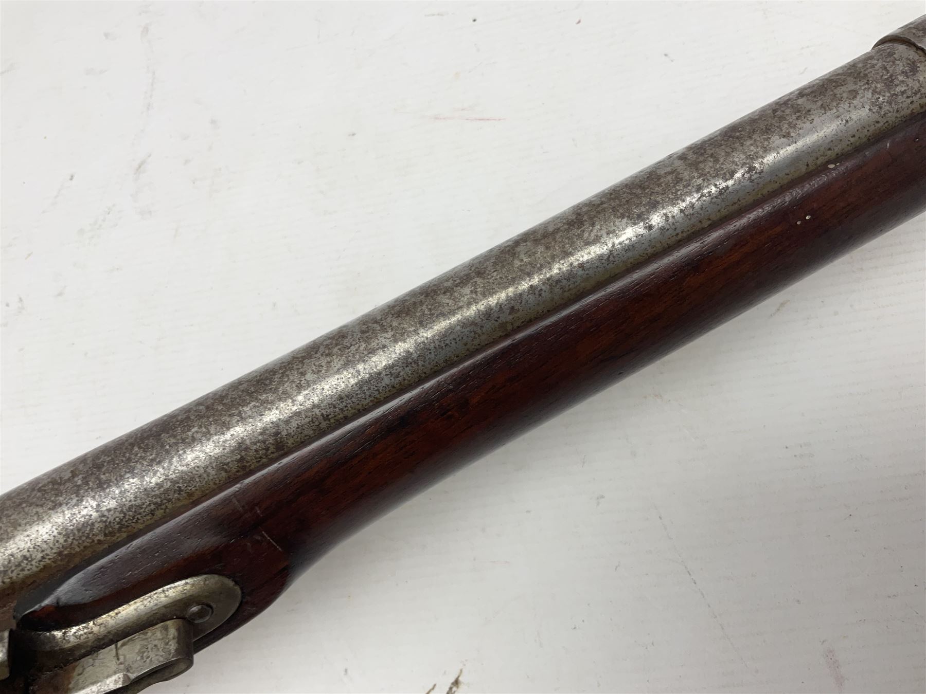 Early 19th century M.T. Wickham of Philadelphia flintlock musket, approximately .700 cal., the 104cm(41