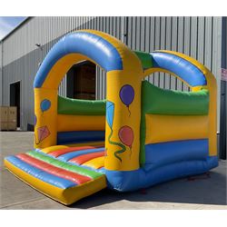 Large inflatable bouncy castle with electric blower - THIS LOT IS TO BE COLLECTED BY APPOINTMENT FROM DUGGLEBY STORAGE, GREAT HILL, EASTFIELD, SCARBOROUGH, YO11 3TX