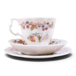 Royal Doulton Brambly Hedge Afternoon tea sets, for Spring, Summer and Autumn, together with winter plate and saucers and two trinket dishes   