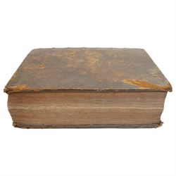 Gerard, John - 'The Herball or General Historie of Plants', enlarged and amended by Thomas Johnson, frontispiece missing, numerous woodcut illustrations, full calf, ribbed spine inscibed 'Gerards Botany', bookplate of F.J.Cornish-Bowden, Black Hall