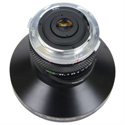 Olympus OM Zuiko Auto-Fisheye 8mm f=2.8 lens, serial no. 101536, in fitted case