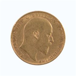 King Edward VII 1907 gold full sovereign coin