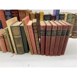Richie, Ewing J; The Life and Times of W.E Gladstone by J Ewing Ritchie, six volumes, Walter Scott, B; The Imperial edition of the Waverley Novels, two volumes, Stebbing M.E; colour of the Garden and other books, in two boxes